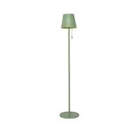QAZQA ferre - LED Dimmable Lampadaire sans fil rechargeable usb solaire variateur inclus - 1 lumière - Ø 18 cm - Vert - Design - éclairage extérieur