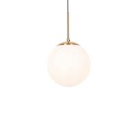Qazqa flore - Suspension - 1 lumière - Ø 20 cm - Doré/Laiton - Design - éclairage intérieur - Salon I Chambre I Cuisine I Salle à manger