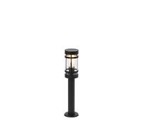 QAZQA gleam - LED Dimmable Lampe sur pied extérieur variateur inclus - 1 lumière - Ø 11 cm - Noir - Moderne - éclairage extérieur