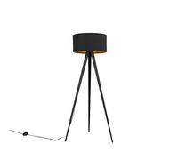 Qazqa ilse - Lampadaire avec Abat-Jour - 1 lumière - H 136 cm - Noir - Moderne - éclairage intérieur - Salon I Chambre
