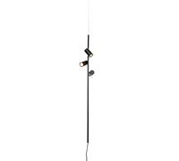 Qazqa jeana luxe - Suspension - 3 lumière - L 17 cm - Noir - Moderne - éclairage intérieur - Salon I Chambre I Cuisine I Salle à manger