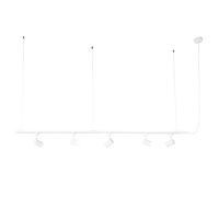 QAZQA jeana - Suspension Moderne - 5 lumière - L 193 cm - Blanc - Moderne - Éclairage intérieur - Salon I Chambre I Cuisine I Salle à manger