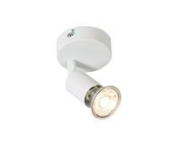 Qazqa jeany - Spot plafond, plafonnier - 1 lumière - L 80 mm - Blanc - Moderne - éclairage intérieur - Salon I Chambre I Cuisine I Salle à manger