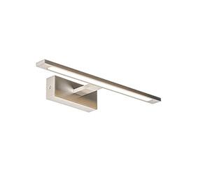 Qazqa jerre - LED Applique murale - 1 lumière - L 41.5 cm - Acier - Design - éclairage intérieur - Salle de bains