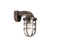 Qazqa joeri - Applique murale - 1 lumière - L 185 mm - Doré/Laiton - Moderne - éclairage extérieur - Salle de bains