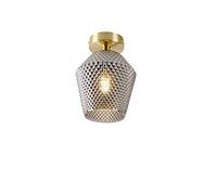 Qazqa karce - Plafonnier - 1 lumière - Ø 170 mm - Doré/Laiton - Art Deco - éclairage intérieur - Salon I Chambre I Cuisine I Salle à manger