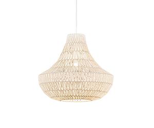 Qazqa lina - Grande suspension - 1 lumière - Ø 485 mm - Blanc - Design, Moderne, Rétro - éclairage intérieur - Salon I Chambre I Cuisine I Salle à manger