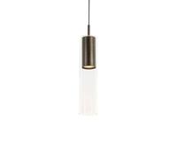 QAZQA lloyd - Suspension - 1 lumière - Ø 7 cm - Bronze - Moderne - éclairage intérieur - Salon I Chambre I Cuisine I Salle à manger