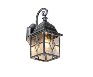 Qazqa london - Lanterne murale - 1 lumière - L 15.1 cm - Argenté - Classique/Antique - éclairage extérieur