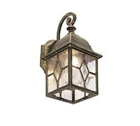 QAZQA london - Lanterne murale - 1 lumière - L 151 mm - Bronze - Classique/Antique, Rustique - éclairage extérieur