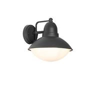 Qazqa marcel - Applique murale - 1 lumière - L 25 cm - Noir - Moderne - éclairage extérieur