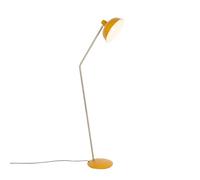 Qazqa milou - Lampadaire - 1 lumière - H 138 cm - Jaune - Rétro - éclairage intérieur - Salon I Chambre I Cuisine I Salle à manger