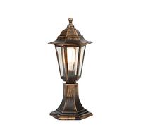 QAZQA new haven - Lampe sur pied extérieur - 1 lumière - Ø 171 mm - Doré/Laiton - Classique/Antique - éclairage extérieur