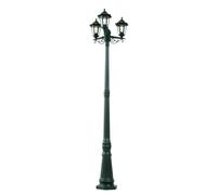 QAZQA new haven - Lanterne - 3 lumière - L 59 cm - Vert - Classique/Antique - éclairage extérieur