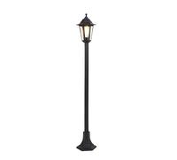 QAZQA new haven - LED Dimmable Lampadaire variateur inclus - 1 lumière - Ø 17.1 cm - Noir - Classique/Antique - éclairage extérieur - Salle de bains
