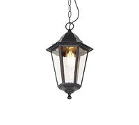 QAZQA new_orleans - Suspension Classique/Antique - 1 lumière - L 20 cm - Noir - Classique/Antique - Salle de bains