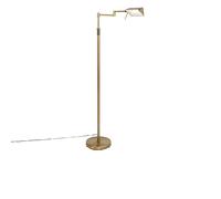 Qazqa notia - LED Dimmable Lampadaire variateur inclus - 1 lumière - H 146 cm - Bronze - Moderne - éclairage intérieur - Salon I Chambre