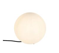 QAZQA nura - Lampadaire - 1 lumière - Ø 25 cm - Blanc - Moderne - éclairage extérieur