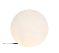 QAZQA nura - Lampadaire - 1 lumière - Ø 56 cm - Blanc - Moderne - éclairage extérieur