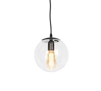 Qazqa pallon - Suspension - 1 lumière - Ø 200 mm - Transparent - Moderne - éclairage intérieur - Salon I Chambre I Cuisine I Salle à manger