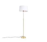 Qazqa parte fl - Lampadaire - 1 lumière - H 1720 mm - Doré/Laiton - Design, Moderne - éclairage intérieur - Salon I Chambre I Cuisine I Salle à manger