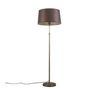 Qazqa Parte - LED Dimmable Lampadaire variateur inclus - 1 lumière - H 168 cm - Bronze - Moderne, Design - éclairage intérieur - Salon I Chambre I Cuisine I Salle à manger