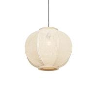 Qazqa rob - Suspension - 1 lumière - Ø 48 cm - Blanc - Oriental - éclairage intérieur - Salon I Chambre I Cuisine I Salle à manger