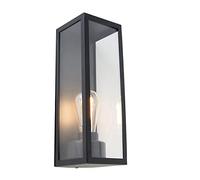 Qazqa rotterdam - LED Applique murale - 1 lumière - L 12.2 cm - Noir - Moderne - éclairage extérieur