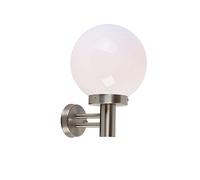 Qazqa sfera - Applique murale - 1 lumière - L 250 mm - Blanc - Moderne - éclairage extérieur