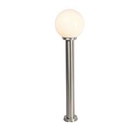 QAZQA sfera - Éclairage de terrasse et d'allée de jardin Moderne - 1 lumière - Ø 250 mm - Acier - Moderne - Éclairage extérieur
