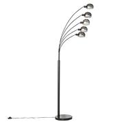 Qazqa sixties - Lampadaire - 5 lumière - H 1980 mm - Noir - Design - éclairage intérieur - Salon I Chambre