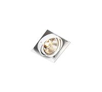 QAZQA Spot encastrable blanc GU10 AR111 trimless réglable - Oneon