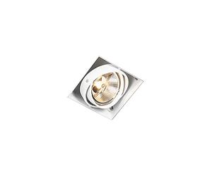 QAZQA Spot encastrable blanc GU10 AR111 trimless réglable - Oneon