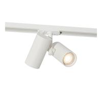 Qazqa Spot sur rail moderne monophasé blanc 2 - Jeana