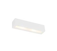 Qazqa tjada_novo - Applique murale - 2 lumière - L 35.3 cm - Blanc - Moderne - éclairage intérieur - Salon I Chambre I Cuisine I Salle à manger
