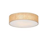 Qazqa tromma - Plafonnier - 3 lumière - Ø 40 cm - Naturel - Oriental - éclairage intérieur - Salon I Chambre I Cuisine I Salle à manger