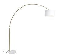 Qazqa xxl - Lampadaire avec Abat-Jour - 1 lumière - H 2690 mm - Blanc - Moderne - éclairage intérieur - Salon I Chambre