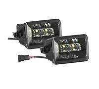QAZWSXED LESANGBAIHUODIAN Fit for 2015-2018 Ford F150 F-150 Rectangle de Pare-Chocs Avant LED drl Feux de Brouillard