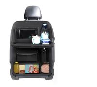 QAZWZG 2 pièces sièges de Voiture Plateau Support Tablette/Rangement Multi-Poches Automobiles Rangement intérieur Rangement/Accessoires Organisateur Universel pour Rangement(Black)