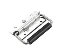 QAZWZG Lot de 2 poignées à ressort en acier inoxydable 304 avec retour automatique for portes boîtes outils et d'armoires Pour BoîTe(140mm)