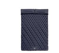 QAZWZG Outdoor Camping Double Inflatable Mattress Extra Wide Sleeping Pad Ultralight Folding Bed Mat Car Travel pour Camping(Deep Blue)