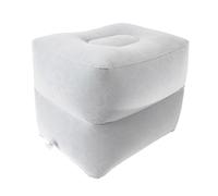 QAZWZG Repose-Pieds pour Avions Oreiller Repose-Pieds en Avion, Oreiller de Repos sur Avion, Bus, Gonflable, Repose-Pieds de Voyage, Coussin de Pied pour Voiture, Voyage(Gray)