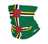 QAZWZML Bandeau imprimé drapeau du Commonwealth de Dominique avec bandeau anti-transpiration, élastique et peut être utilisé comme cache-cou, bandeau ou écharpe.