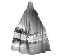 QAZWZML Cape à capuche d'Halloween pour adulte - Motif saule - Convient pour les décorations de scène et les fêtes de famille