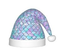 QAZWZML Chapeaux de Noël à motifs sirènes, chapeaux de Noël pour enfants, adaptés pour les fêtes de Noël et les fêtes du Nouvel An.