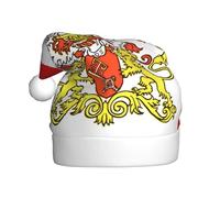 QAZWZML Chapeaux de Noël pour adultes avec motif drapeau du Sénat de Brême, convient pour le réveillon du Nouvel An, les fêtes de vacances ou le réveillon de Noël