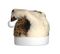 QAZWZML Chapeaux de Noël pour adultes caniche français avec imprimés de vacances, parfaits pour les spectacles sur scène, les fêtes de vacances et plus encore