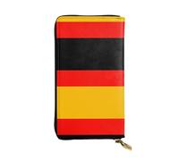 QAZWZML Drapeau de l'Allemagne Pochette imprimée, portefeuille long unisexe, sac de rangement pour pièces de monnaie adapté pour les voyages et une utilisation quotidienne
