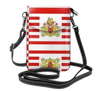 QAZWZML Drapeau du Sénat de Brême Petit portefeuille à bandoulière avec rabat pour téléphone, parfait pour le shopping, les voyages et une utilisation quotidienne.
