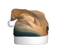 QAZWZML Dunhuang Chapeaux décoratifs de Noël imprimés mystérieux pour adultes, fournitures de fête pour hommes et femmes